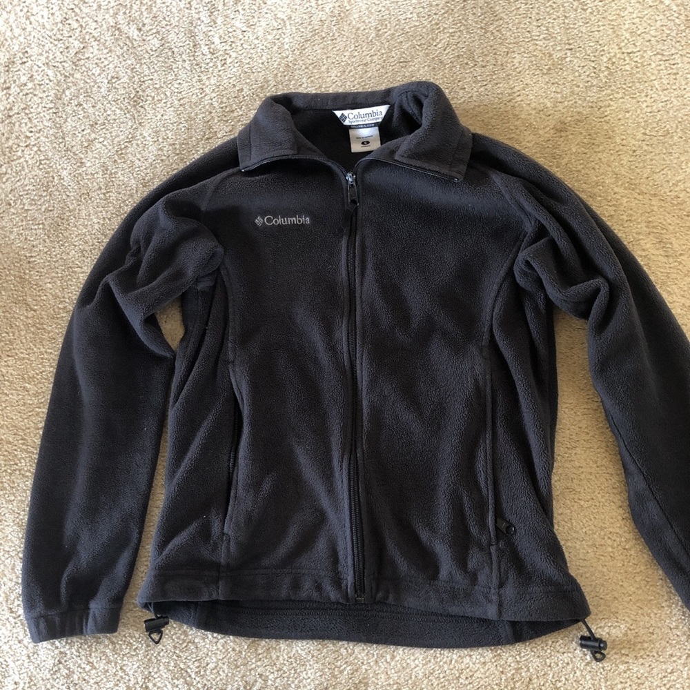 Columbia black fleece jacket